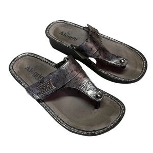 Alegria By Pg Life 'carina' Sandal Women's Size 37 Leather Hook